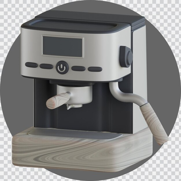 Máquina de café expresso 3d