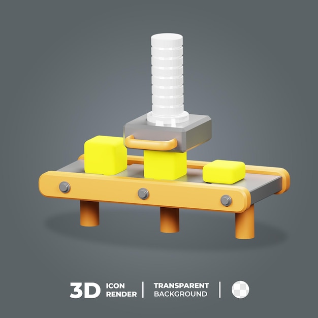 PSD máquina de prensagem de fabricação de ícones 3d