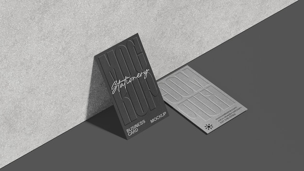 Marca de color gris basalto con efecto de logotipo