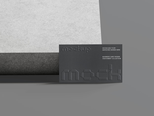 Marca de color gris basalto con efecto de logotipo