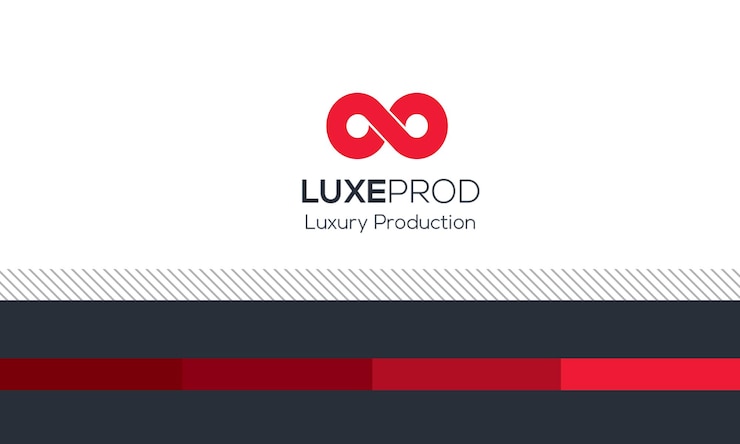 PSD marca de produção de luxo luxeprod