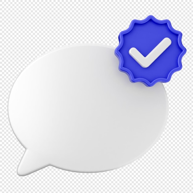 Marca di controllo di verifica 3D approva la chat