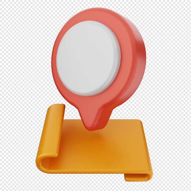 Marca de ubicación 3D navegación por GPS