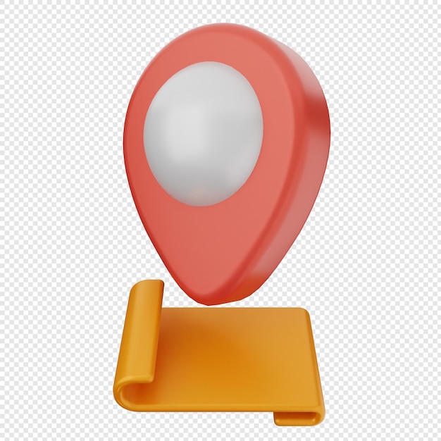 Marca de ubicación 3D navegación por GPS
