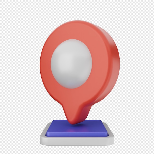 Marca de ubicación 3D navegación por GPS