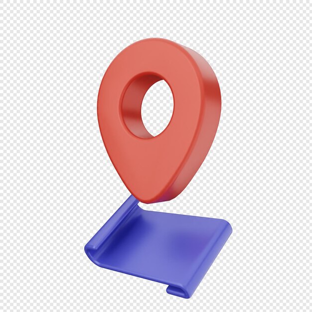 Marca de ubicación 3D navegación por GPS