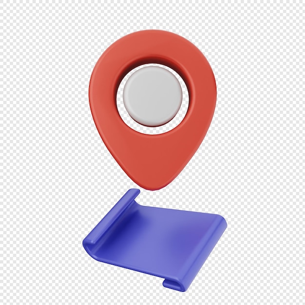 Marca de ubicación 3D navegación por GPS