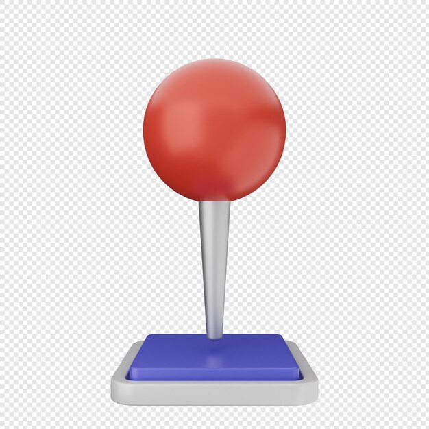 Marca de ubicación 3D navegación por GPS