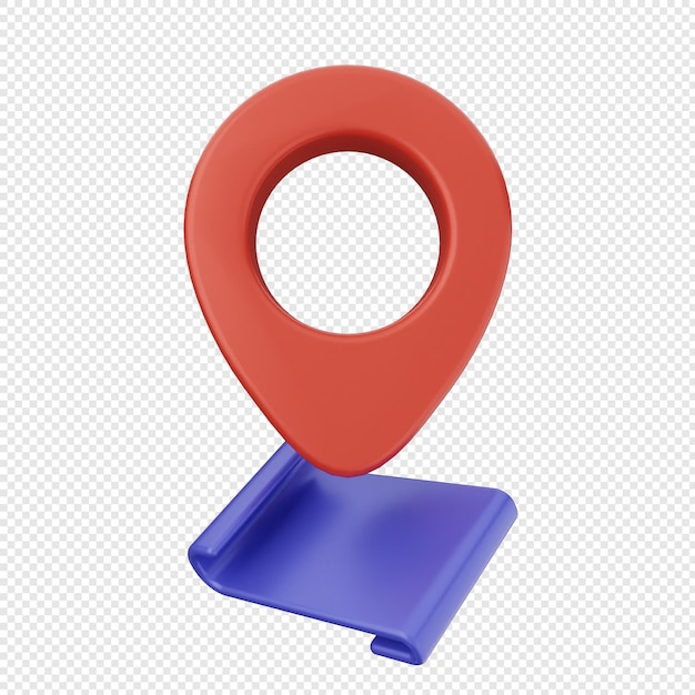 Marca de ubicación 3D navegación por GPS