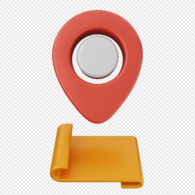 Marca de ubicación 3D navegación por GPS