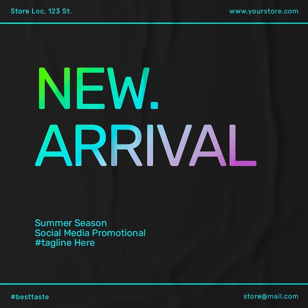 marca de venta Instagram Post Plaza plantilla psd diseño