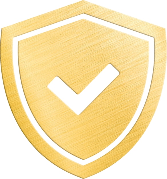 Marca de verificación del escudo de seguridad, símbolo del icono de la etiqueta para la homologación, elemento de ilustración plano, clipart