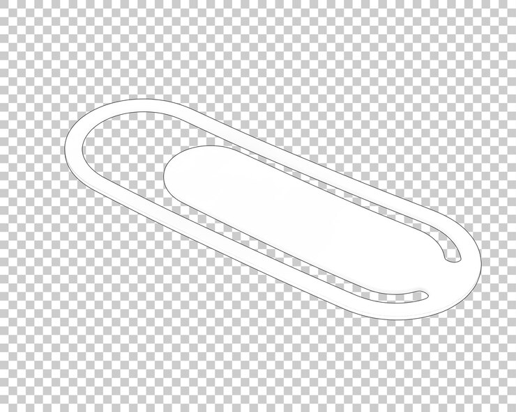 PSD marcador en la ilustración de renderizado 3d de fondo transparente
