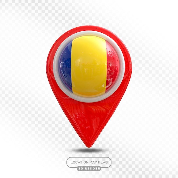 Marcador de mapa 3D de Sri Lanka