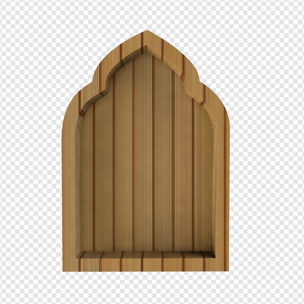 El marco de base de madera