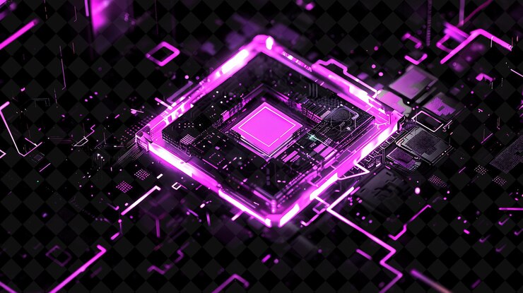 PSD marco de blockchain pixelado png con el logotipo de avalanche arte de píxeles blo y2k forma de neón en fondo oscuro