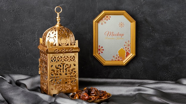Marco dorado árabe de Ramadán