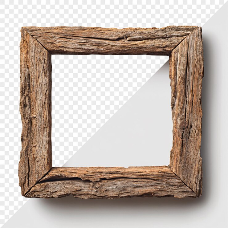 PSD un marco con una imagen de un árbol en él