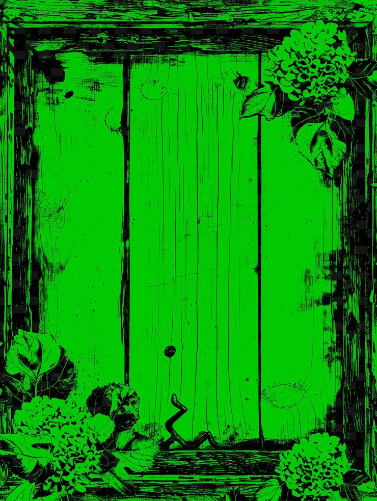 PSD marco de madera de barnwood con flores de hortensia herradura de arte vectorial creativo diseños de la naturaleza