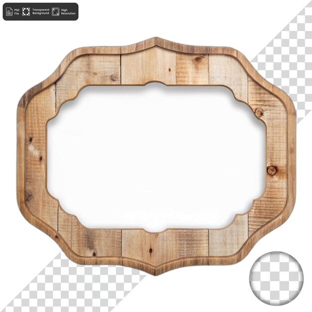 un marco de madera con un lugar para el texto x en él