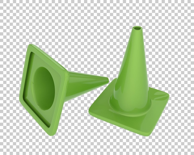 PSD marco na ilustração de renderização 3d de fundo transparente