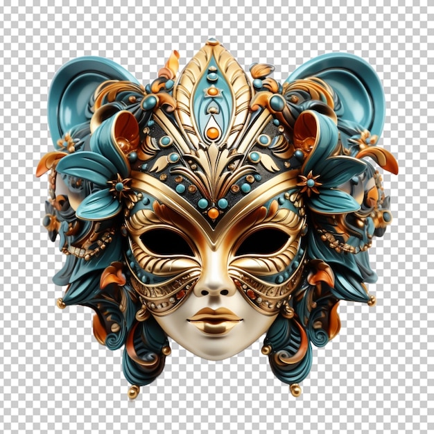 Mardi gras maske png psd