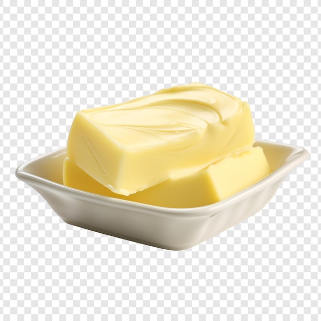 PSD margarina isolada sobre um fundo transparente