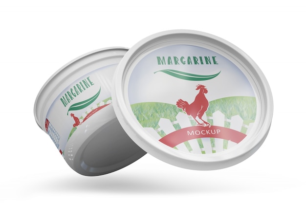Margarine-Verpackungsmodell