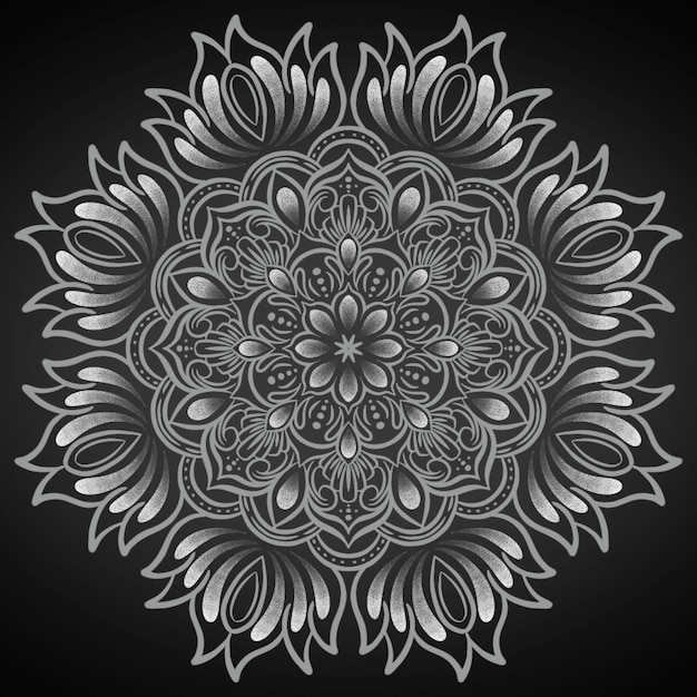 Mariage Floral Simple Mandala