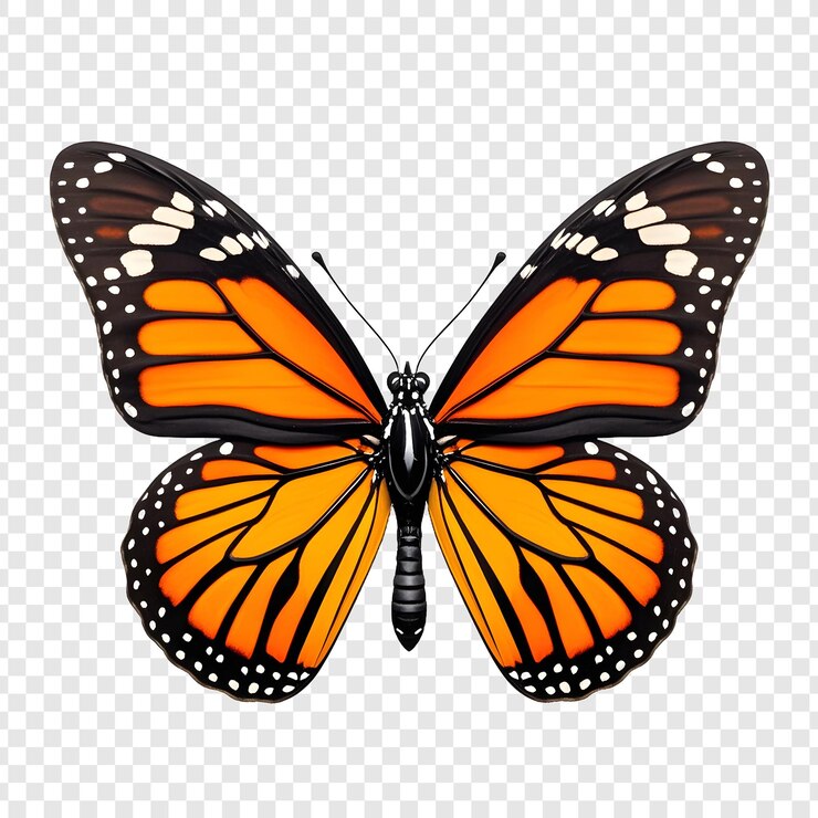 PSD una mariposa con una mariposa en la espalda