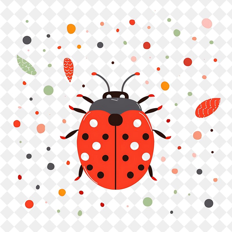 PSD una mariposa con puntos y puntos coloridos en ella