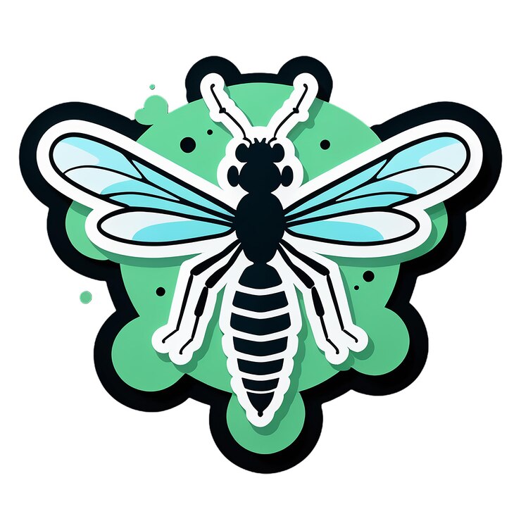 PSD una mariposa verde con nariz negra y una nariz negra