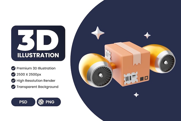 PSD marketing digital e vendas de comércio eletrônico com renderização impressionante de ilustrações 3d