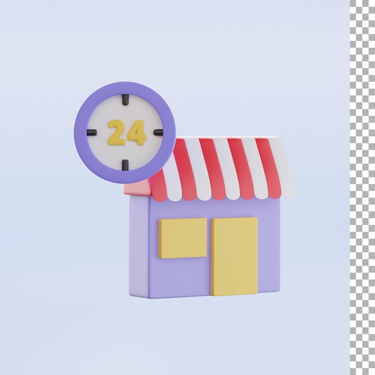 Marketplace 3d Icons