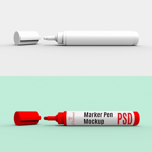 Markierungsstift mockup psd