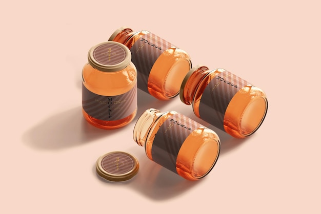 Marmeladenglas Mockup
