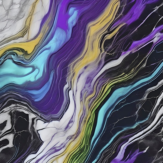 PSD mármore multicolor com padrão de relâmpago