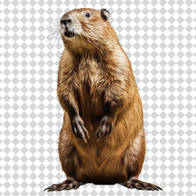 PSD marmota aislado en formato de archivo png de fondo transparente