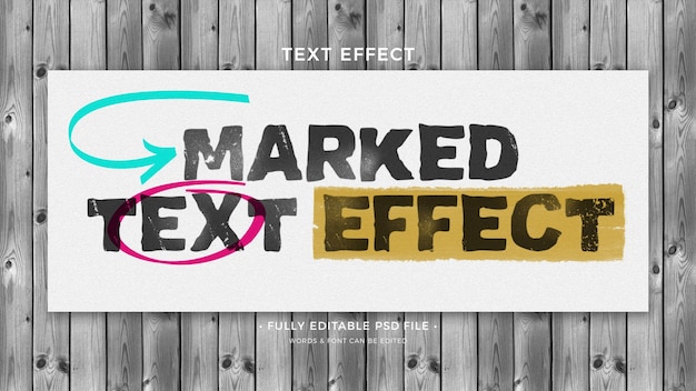 Marque L'effet De Texte