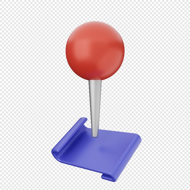 Marque de localisation 3D pin carte GPS