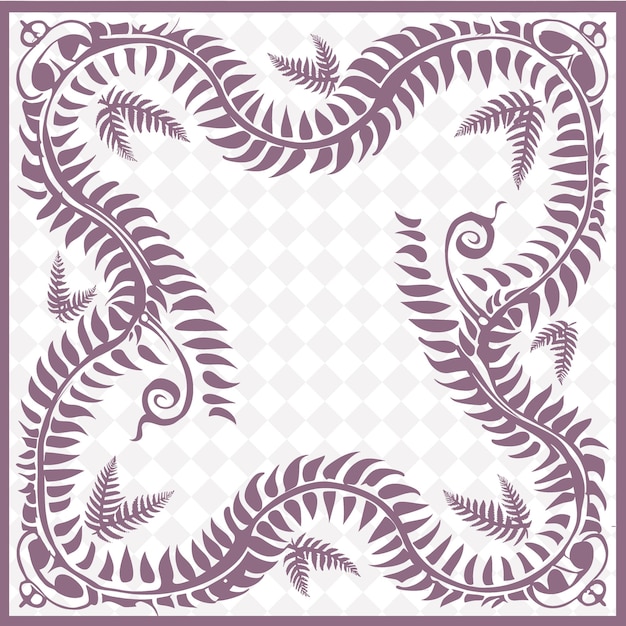 PSD marque tribale maori png avec des motifs en spirale et des crochets à poisson pour la collection d'art de contour traditionnel d