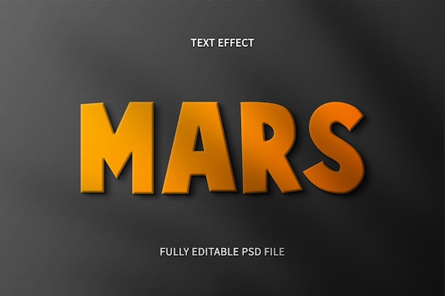 Mars-texteffekt