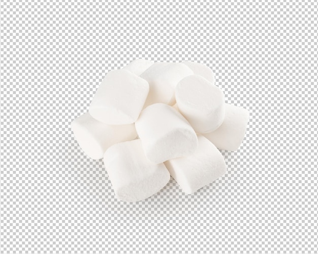 Marshmallow isoliert