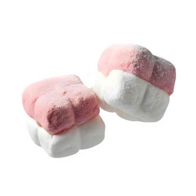 PSD marshmallows com cobertura png