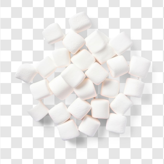 PSD marshmallows transparenzhintergrund psd