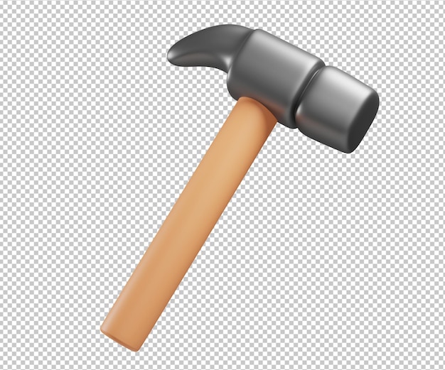 martelo ilustração 3d