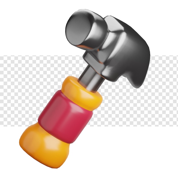martelo ilustração 3d