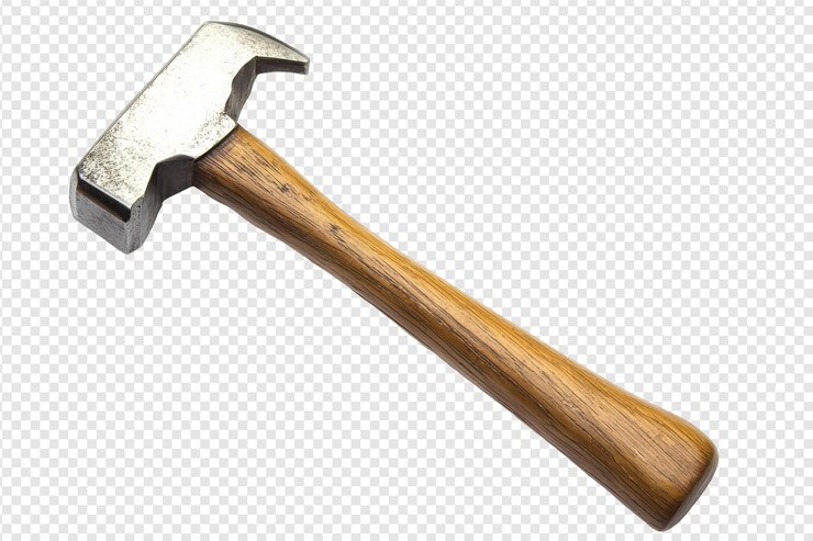 PSD martillo de encuadre de trabajo pesado con aislado en fondo transparente