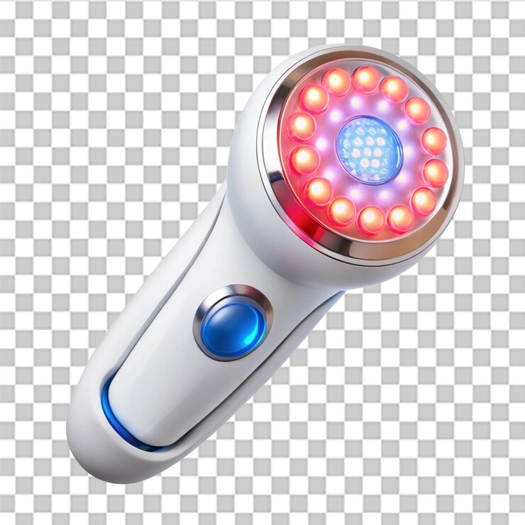 PSD masajeador facial vibrante con terapia con led