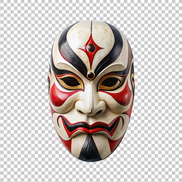 PSD máscara de carnaval veneciana aislada en fondo oscuro mascarada una plantilla de máscara para el carnaval en vista frontal